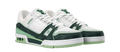 LV Trainers Green Monogram