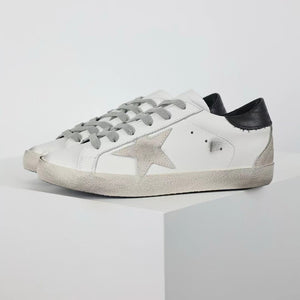 Golden Goose Super-Star Suede Star Black Heel Tab Blackout