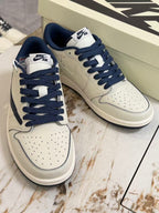 AJ1 Low Travis Scott x Fragment Navy Customs