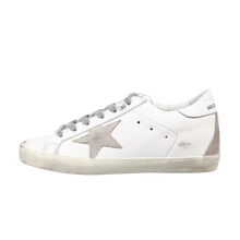 Load image into Gallery viewer, Golden Goose Super-Star Suede Star White Heel Tab
