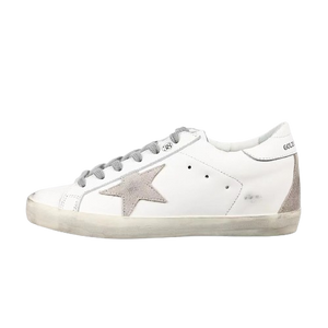 Golden Goose Super-Star Suede Star White Heel Tab