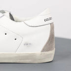 Golden Goose Super-Star Suede Star White Heel Tab