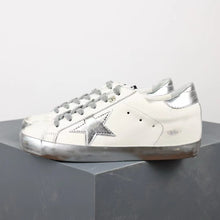 Load image into Gallery viewer, Golden Goose Super-Star Silver Star Silver Heel Tab Silver Sole
