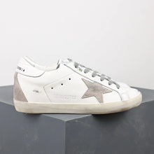 Load image into Gallery viewer, Golden Goose Super-Star Suede Star White Heel Tab
