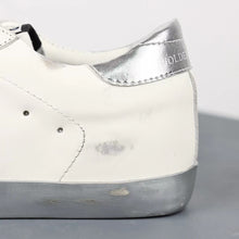 Load image into Gallery viewer, Golden Goose Super-Star Silver Star Silver Heel Tab Silver Sole
