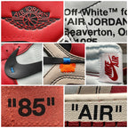 AJ1 X OW Chicago Red