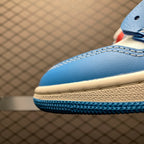 AJ1 X OW University Blue