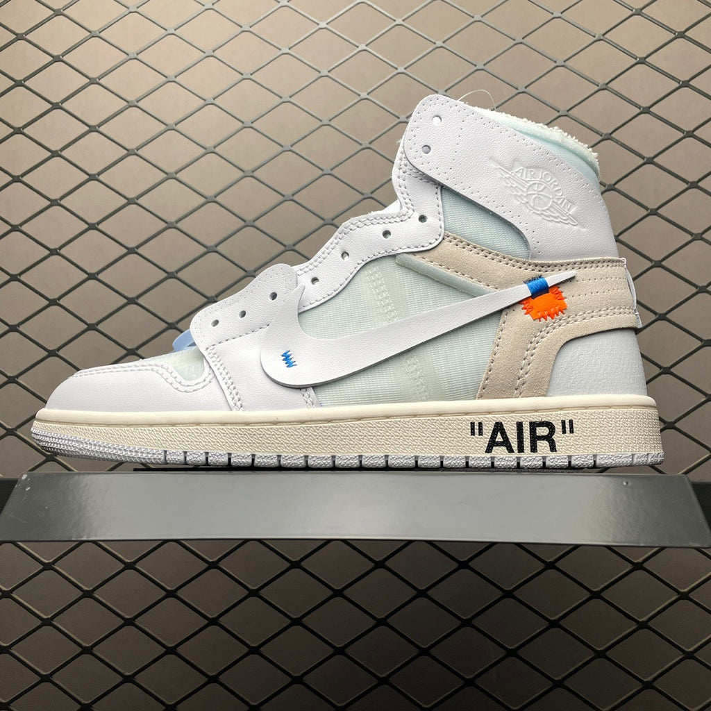 AJ1 X OW OG White