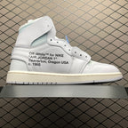 AJ1 X OW OG White