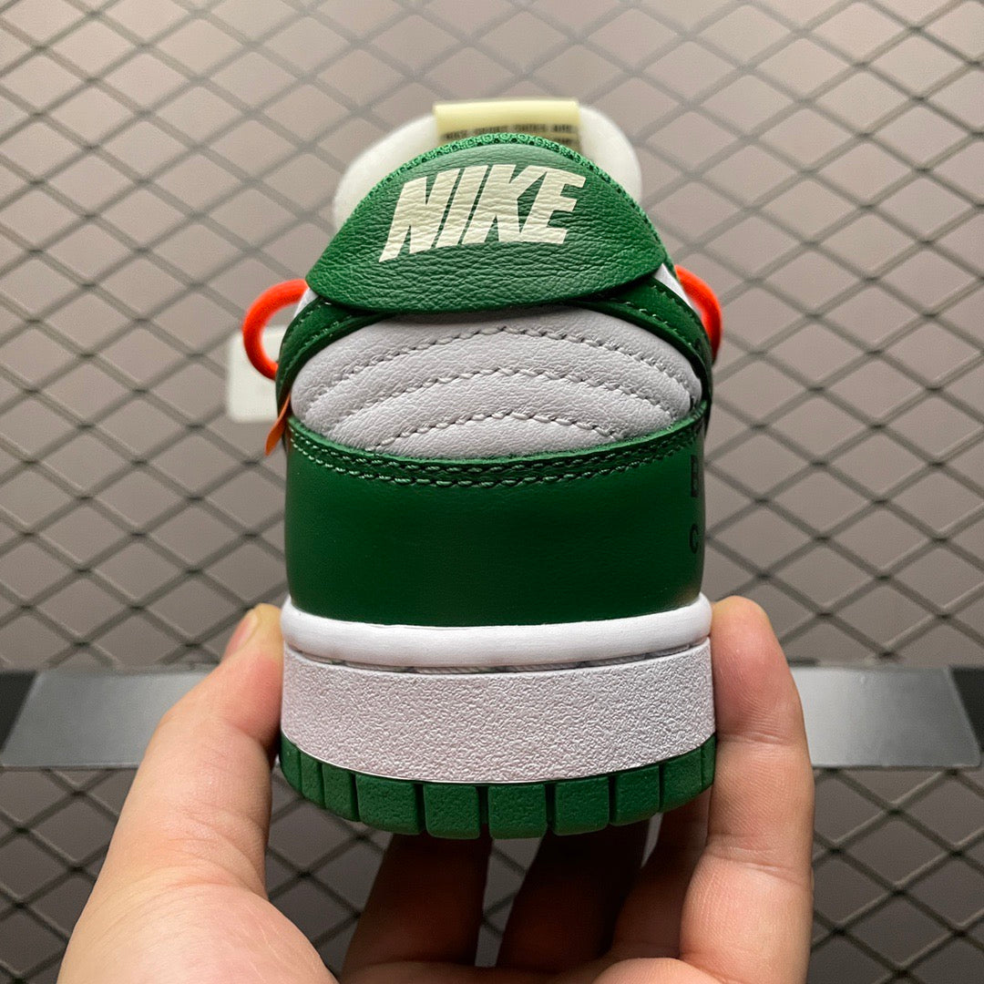 Dunk Low X OW Pine Green