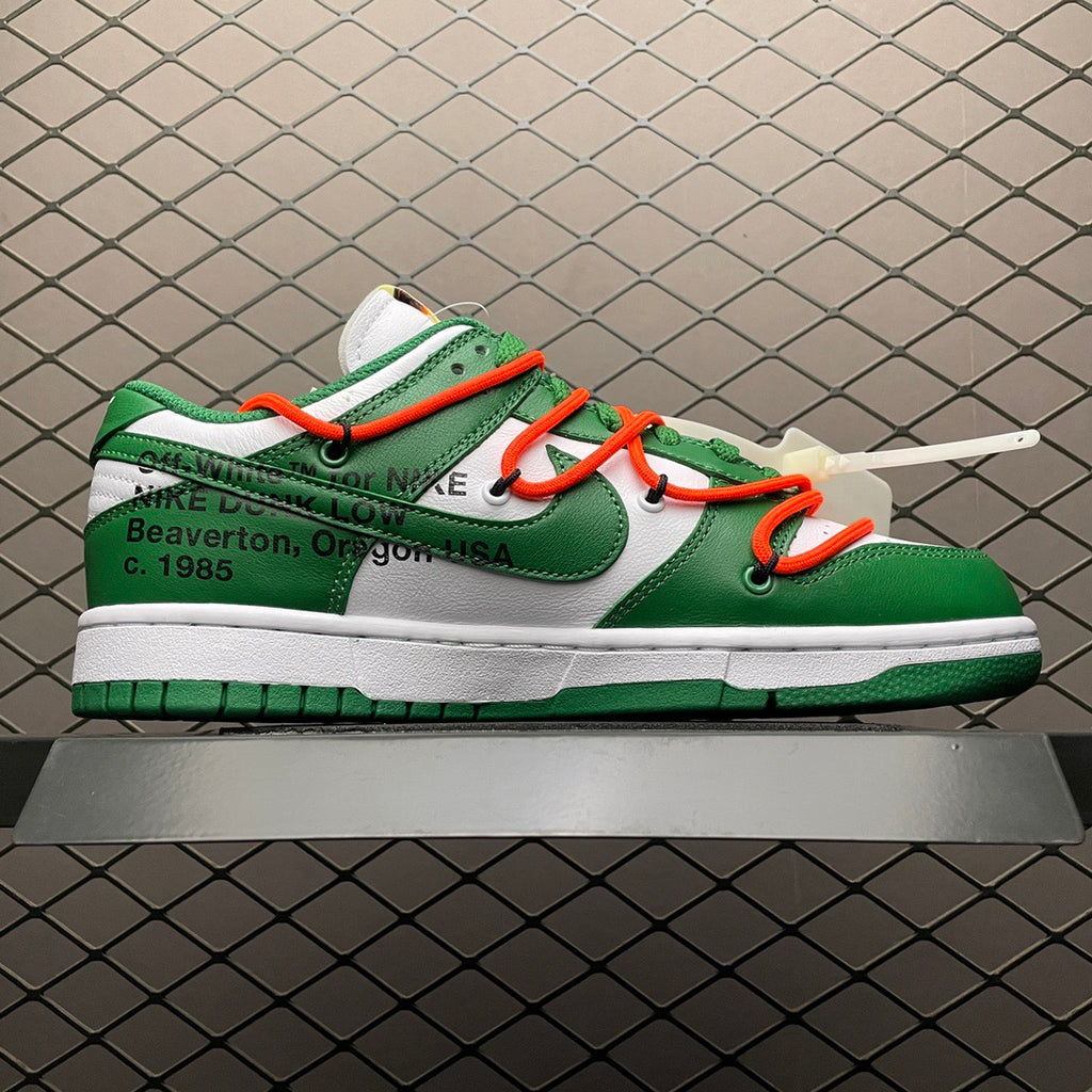 Dunk Low X OW Pine Green
