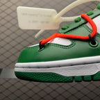 Dunk Low X OW Pine Green