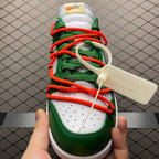 Dunk Low X OW Pine Green