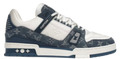 LV Trainers Monogram Denim Blue
