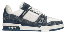 Load image into Gallery viewer, LV Trainers Monogram Denim Blue
