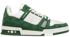 LV Trainers Monogram Denim Green