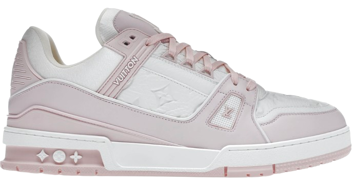 LV Trainers Baby Pink