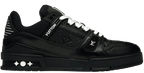 LV Trainers Black Embossed Monogram