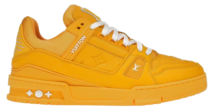 LV Trainers Yellow Embossed Monogram