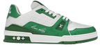 LV Trainers #54 Monogram Denim Green