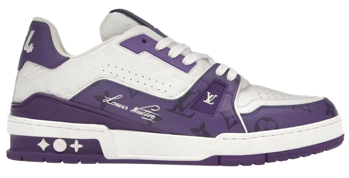 LV Trainers #54 Monogram Denim Purple