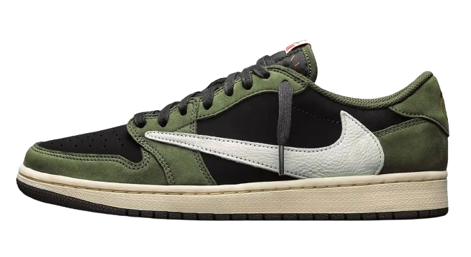 AJ1 Low Travis Scott Black Olive