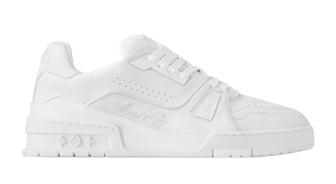 LV Trainers #54 Distressed Sneaker White