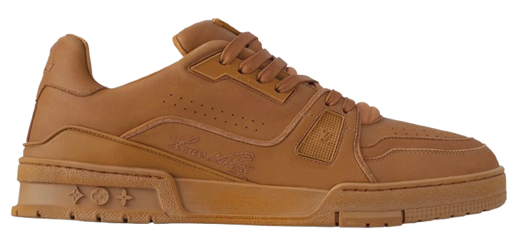 LV Trainers #54 Distressed Sneaker Cognac