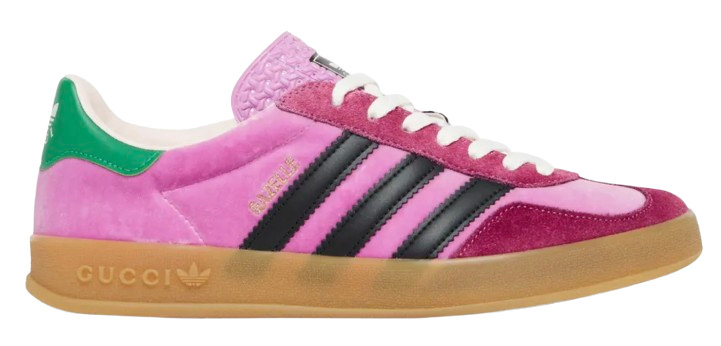 Gucci x Gazelle Pink Velvet