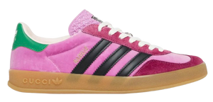 Gucci x Gazelle Pink Velvet