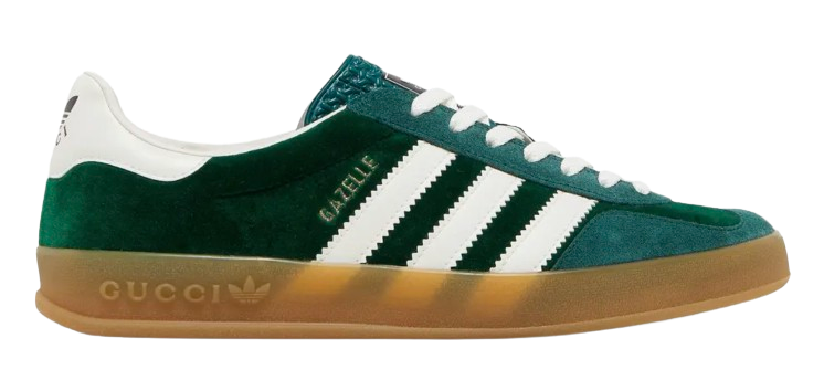 Gucci x Gazelle Green Suede