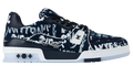 LV Trainers #54 Denim Scribble