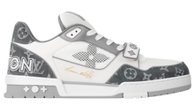 Load image into Gallery viewer, LV Trainers Velcro Denim Grey
