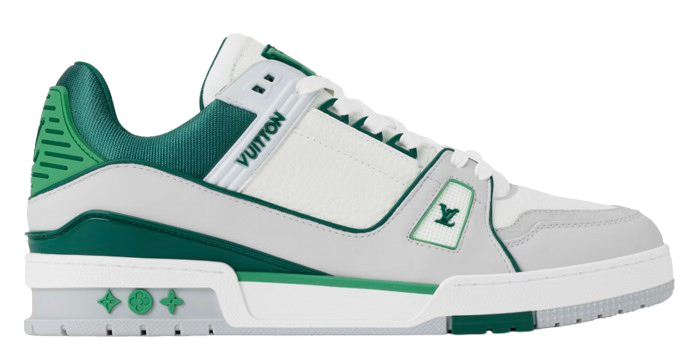 LV Trainers Green | White