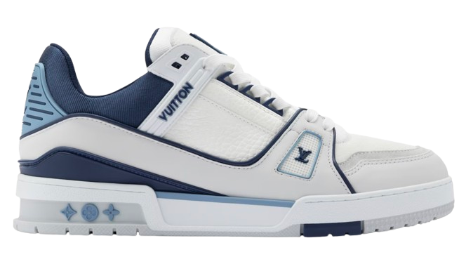 LV Trainers Blue | White
