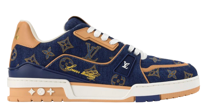 LV Trainers #54 Navy Monogram