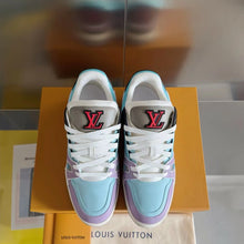 Load image into Gallery viewer, LV Trainers Blue Lilac
