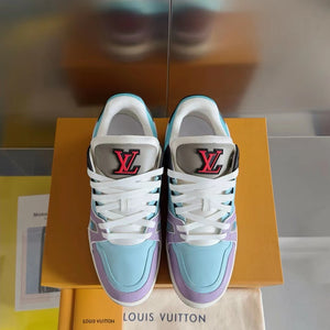 LV Trainers Blue Lilac