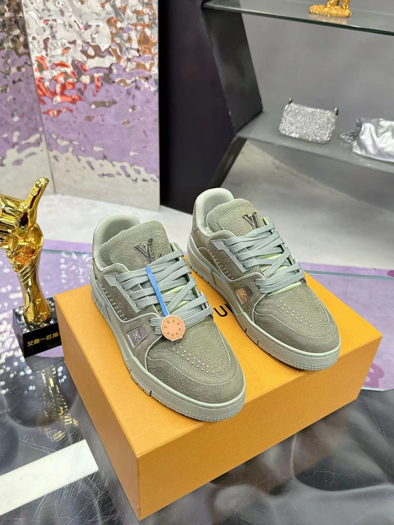 LV Trainers #54 Olive Green