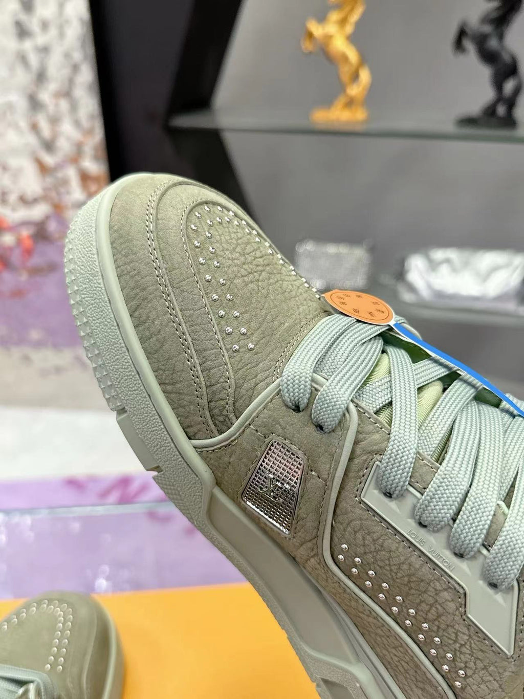 LV Trainers #54 Olive Green