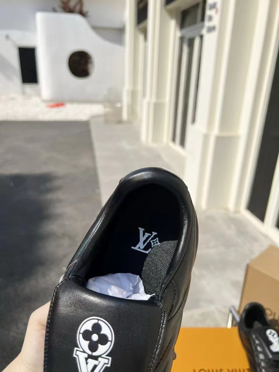 LV Soccer Sneaker Noir