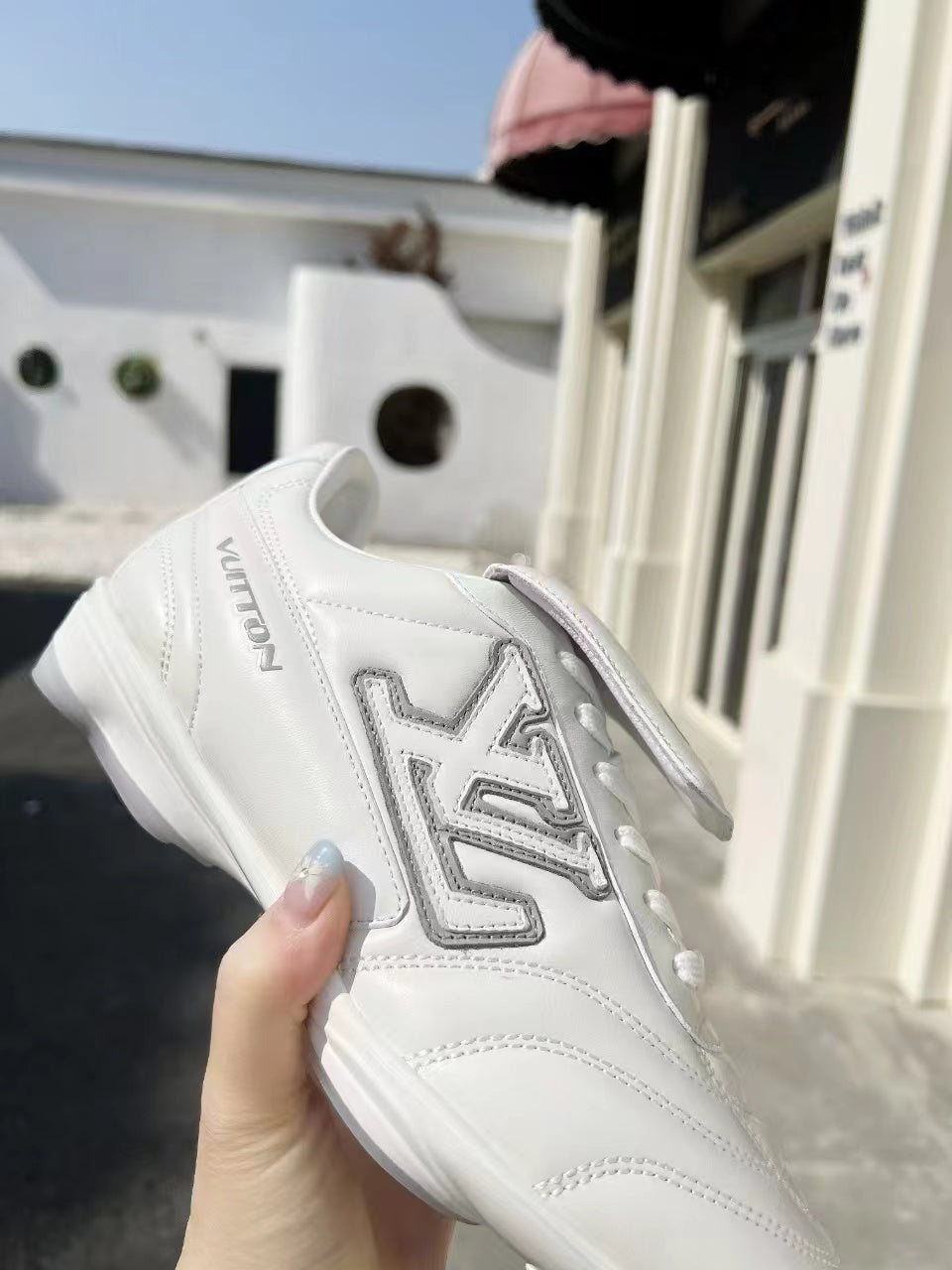 LV Soccer Sneaker White