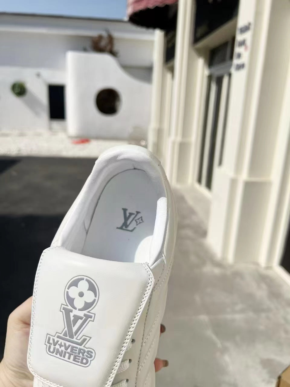 LV Soccer Sneaker White