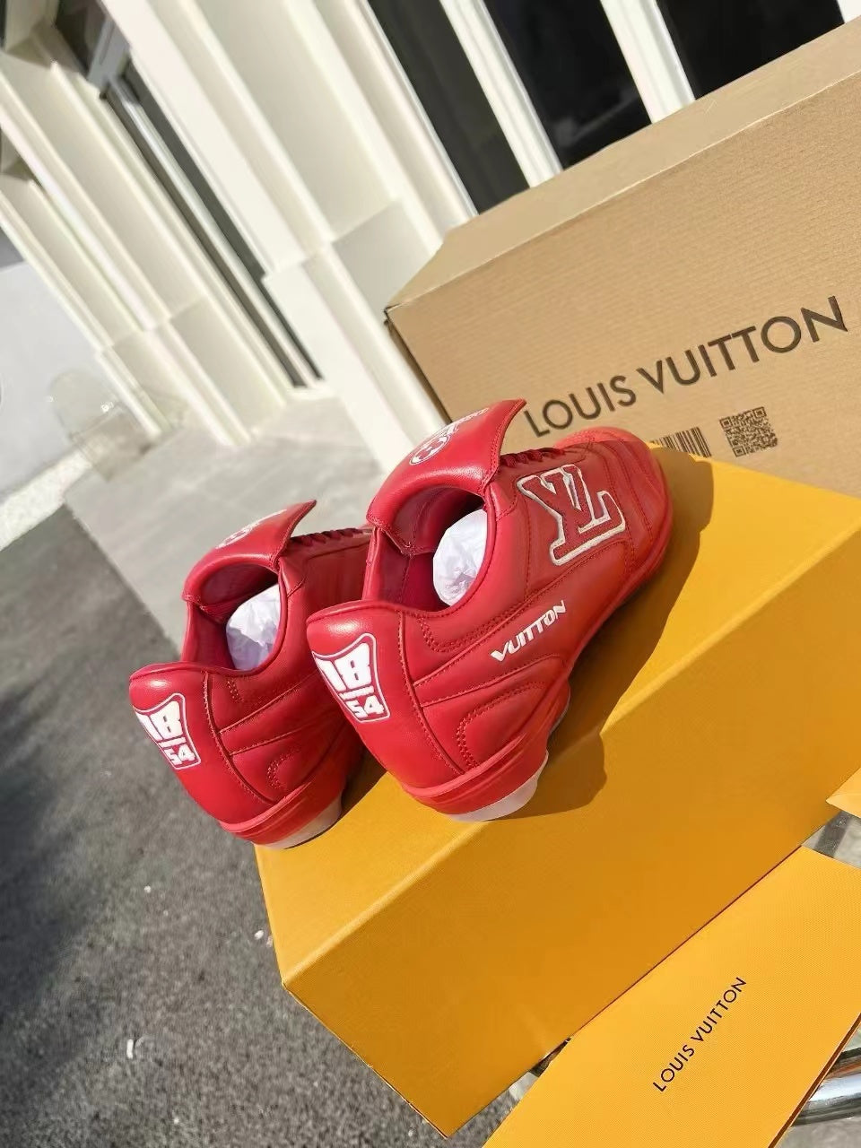 LV Soccer Sneaker Red