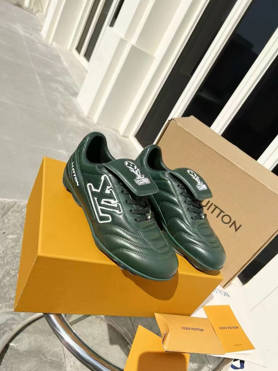 LV Soccer Sneaker Green