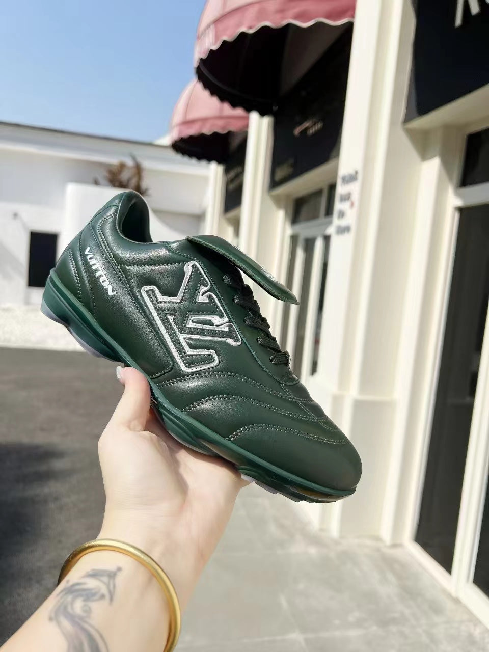 LV Soccer Sneaker Green