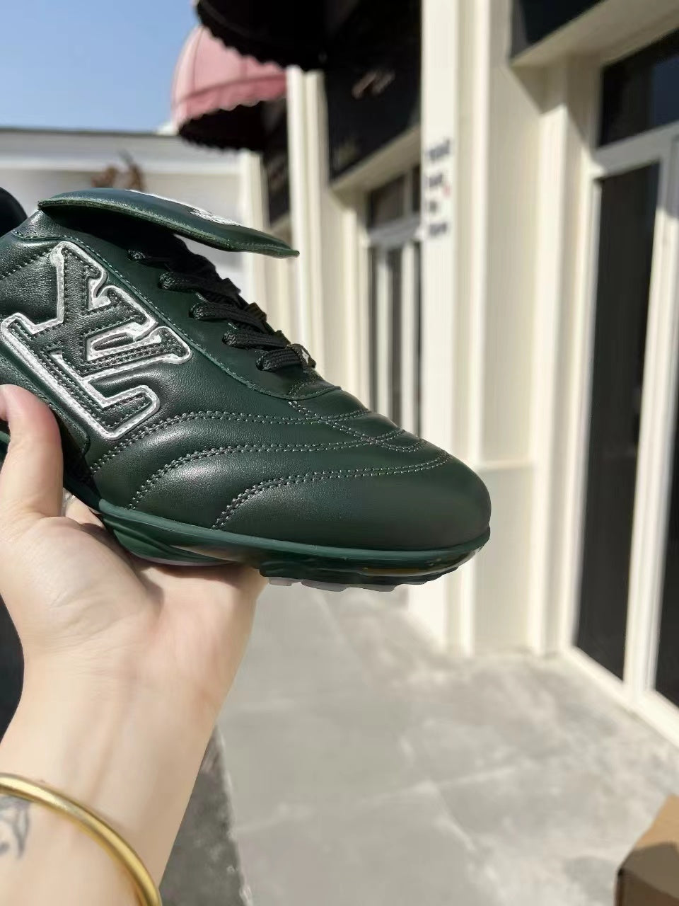 LV Soccer Sneaker Green