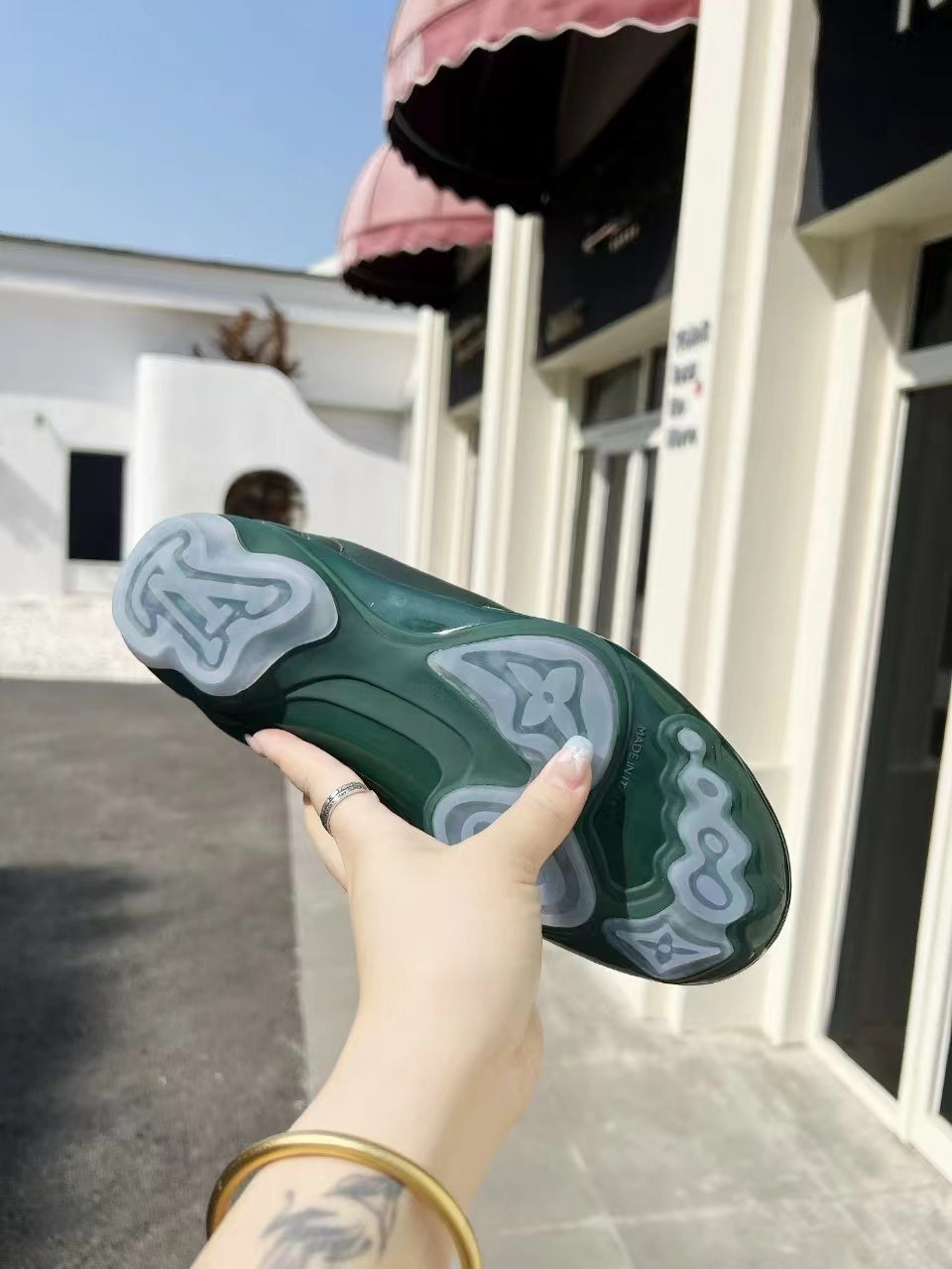 LV Soccer Sneaker Green