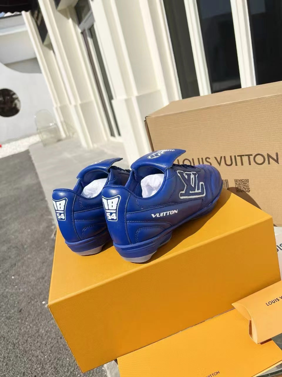 LV Soccer Sneaker Blue