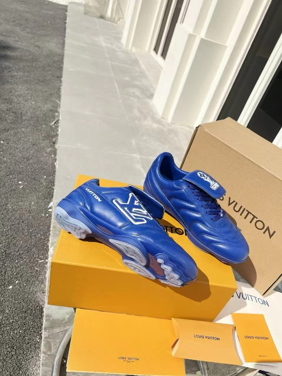 LV Soccer Sneaker Blue